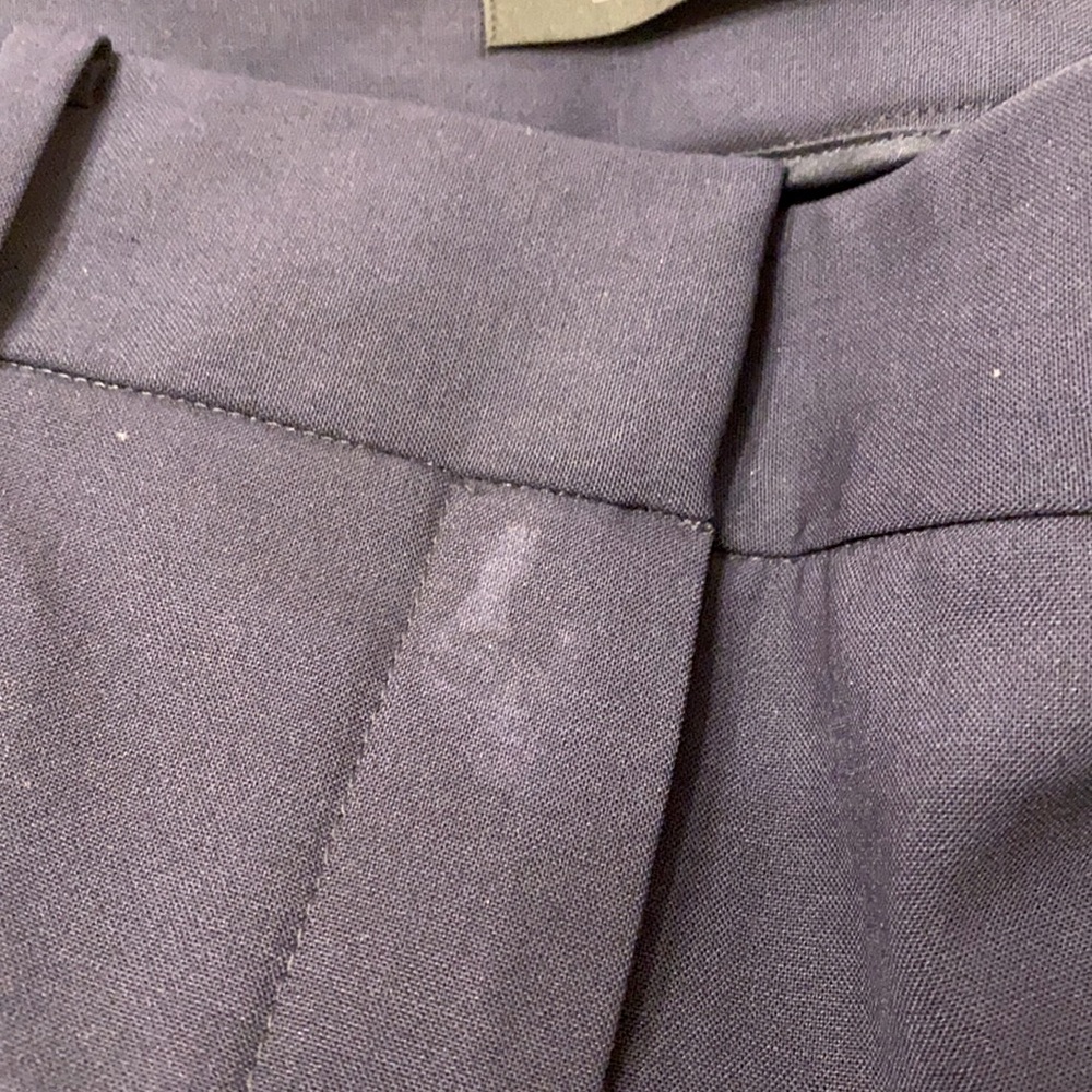 ✨ HOST PICK ✨ Elie Tahari Leena Pant - 6 - Wool Crepe Mid-Rise Pants - Navy Blue - Picture 10 of 11